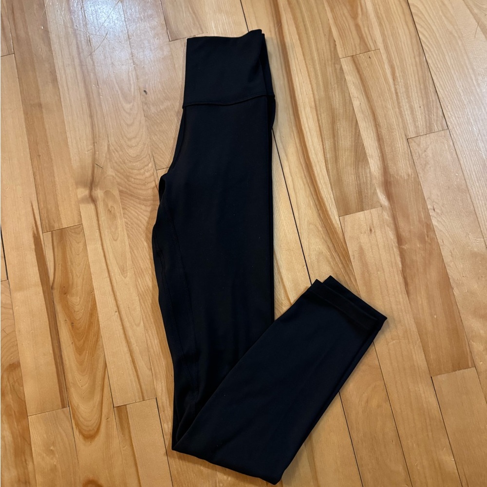 Adidas Black Leggings Stretchy Full-Length Comfort